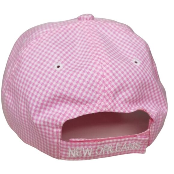 CityHunter New Orleans UltimatP Headwear Pink White Checker Hat - Picture 5 of 10